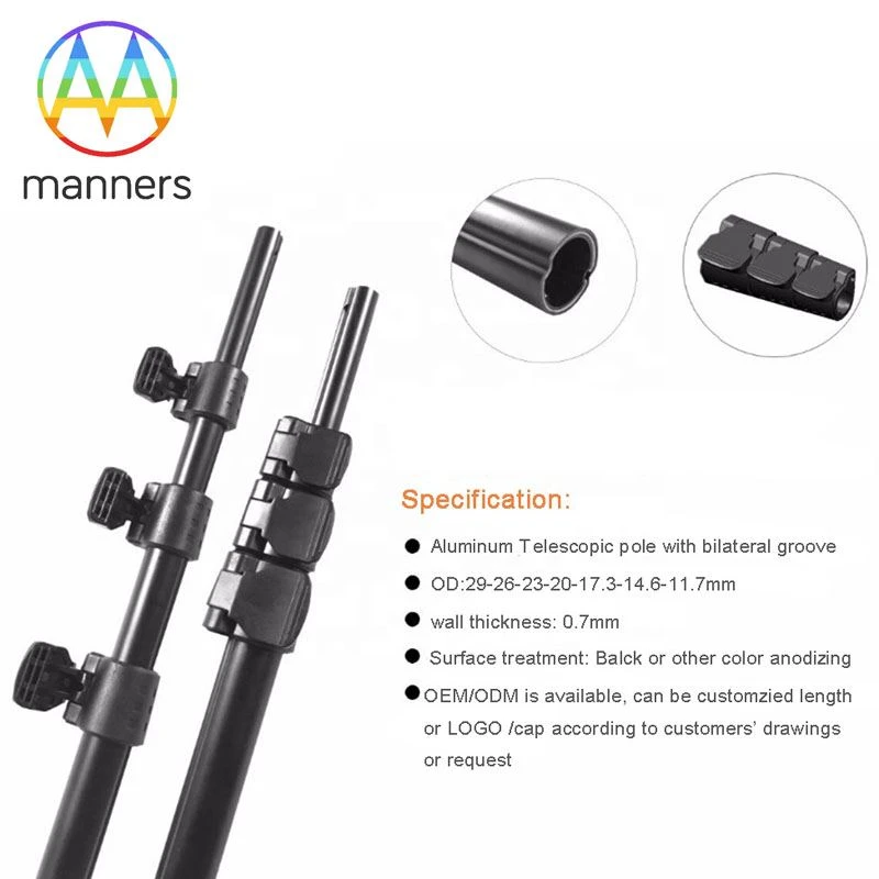 Os clientes chilenos 1000pcs custom telescópico monopod pole order pronto, ba...