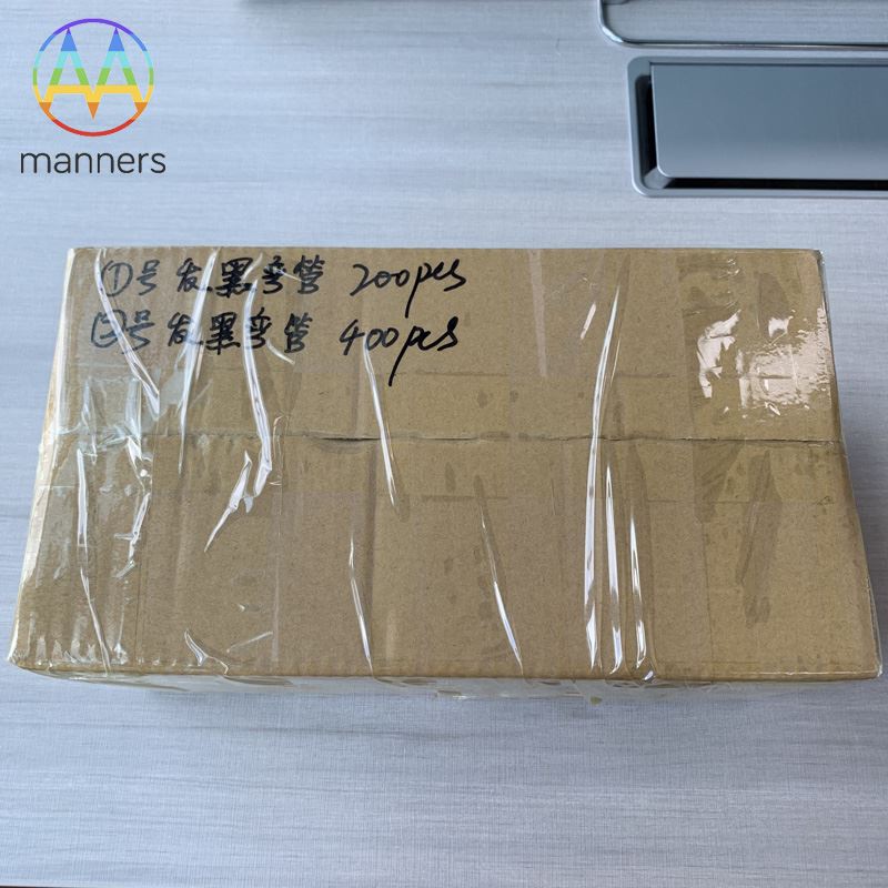 O Tubo Curvo Preto Anodizado Personalizado 600pcs do Cliente da Noruega, com ...