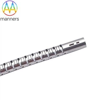 Peça de seção curvada endoscópica cortada a laser
