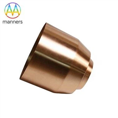 Componentes de cobre para torneamento de precisão