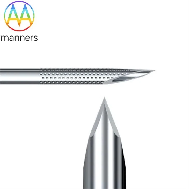 Stainless Steel Back Cut Bevel Oocyte Needle Tube